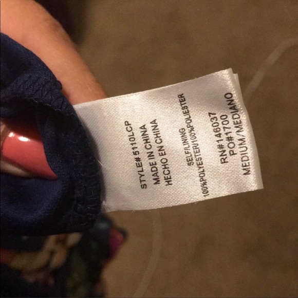 Strapless Jumpsuit with Orange and Gold Belt. - Picture 3 of 3